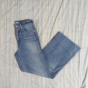 LUCKY BRAND high rise wide leg jeans